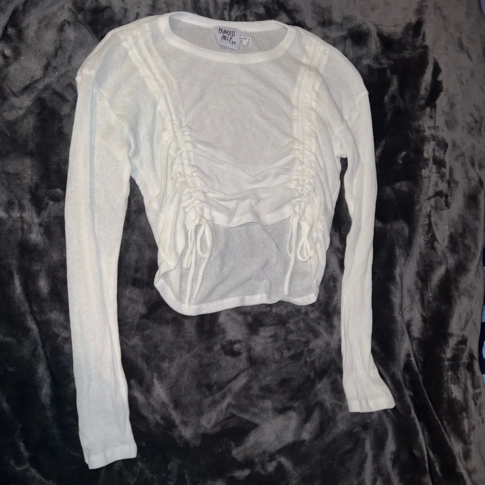 Princess Polly Zoey Sheer Top Size 2 - Picture 6 of 16